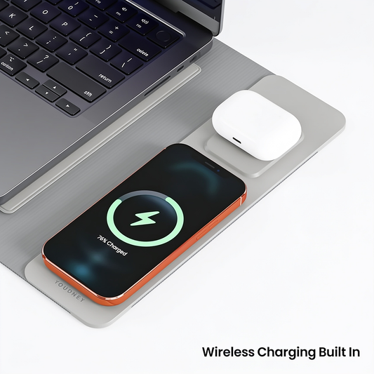 4-in-1 Smart Laptop Sleeve (Case) with Wireless Charging and Protection