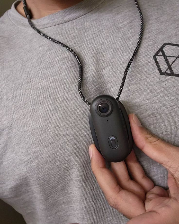 Compact clip-on mini camera for portable video recording