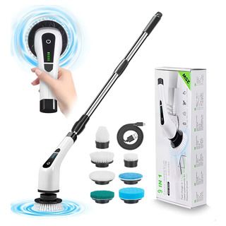 Electric Cleaning Brush JY-6010 | Rechargeable Cordless Power Scrubber