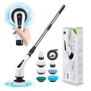 Electric Cleaning Brush JY-6010 | Rechargeable Cordless Power Scrubber