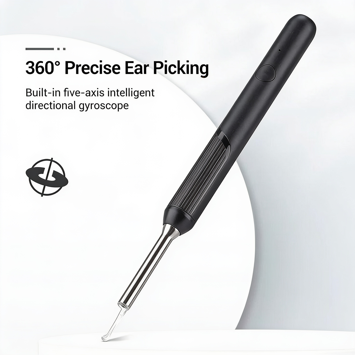 Smart visual ear cleaning tool with built-in camera