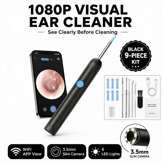 Smart visual ear cleaning tool with built-in camera