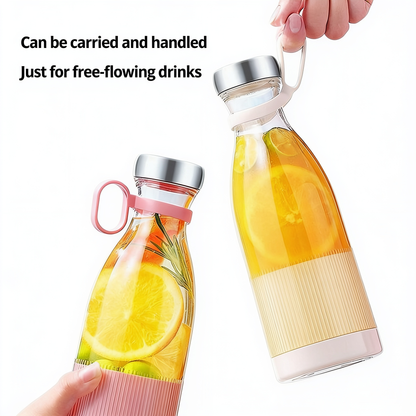 White portable USB rechargeable mini blender, 350ml