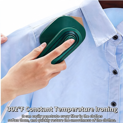 Portable Mini Ironing Machine with 2-in-1 Wet and Dry Ironing Function