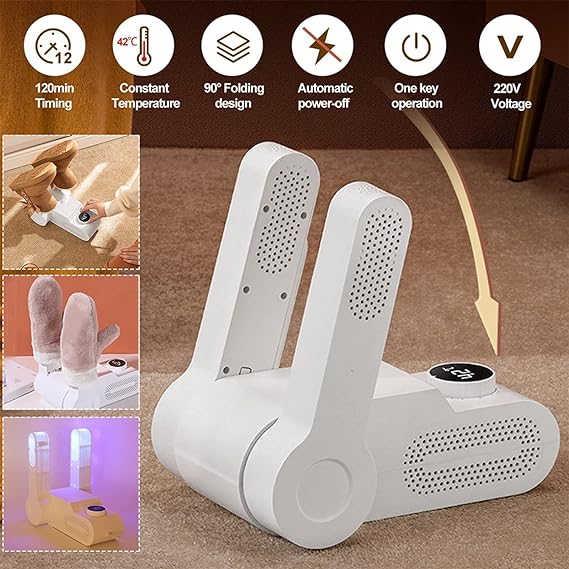 Smart Folding Shoe Dryer – 45°C Constant Temperature Footwear Dryer