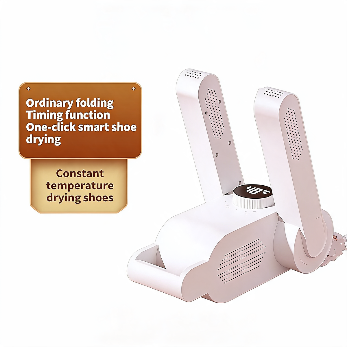 Smart Folding Shoe Dryer – 45°C Constant Temperature Footwear Dryer