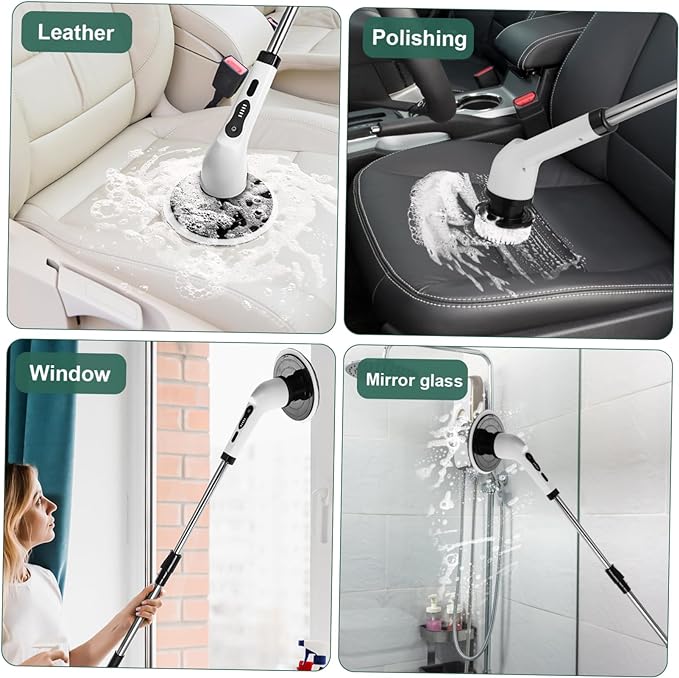 Electric Cleaning Brush JY-6010 | Rechargeable Cordless Power Scrubber