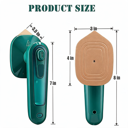 Portable Mini Ironing Machine with 2-in-1 Wet and Dry Ironing Function