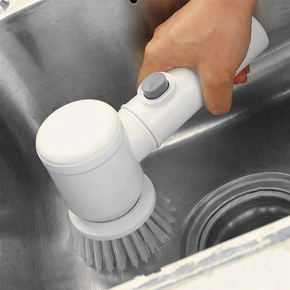 Cleaning Magic Electric Brush 5-in-1 with interchangeable cleaning heads