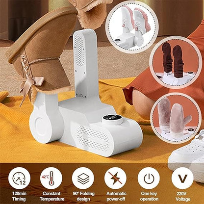 Smart Folding Shoe Dryer – 45°C Constant Temperature Footwear Dryer